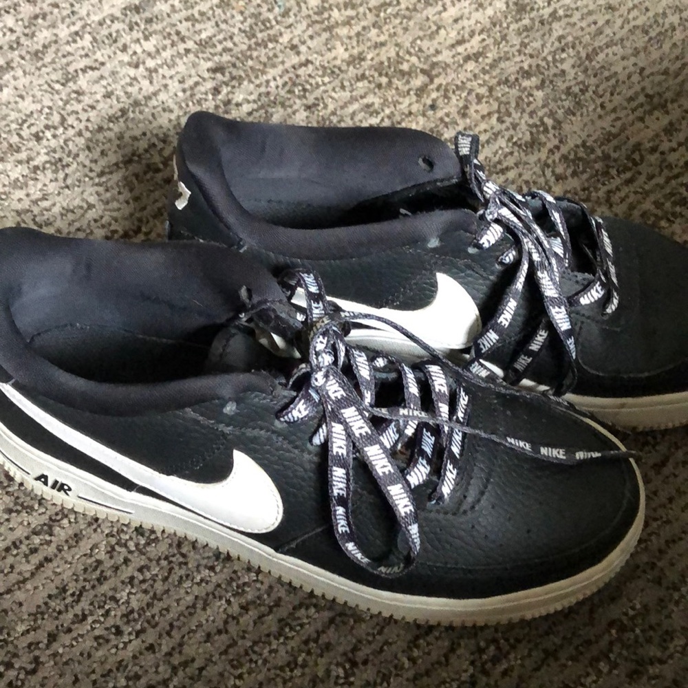 Black AirForce 1s